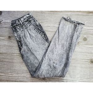𝅺Bill Bass Vintage 1990's High Waisted Acid wash Jeans - 14